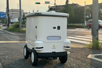 LOMBYの自動配送ロボット「LM-A」。