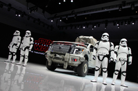 日産は、ルーカスフィルムとコラボレーションした演出で注目されていた。