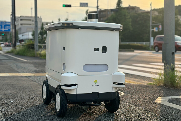 LOMBYの自動配送ロボット「LM-A」。
