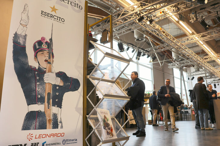 2026年2月にフィレンツェで開催された高級食品見本市「テイスト」で。エゼルチト1659のスタンド。