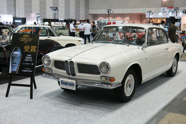 2020年の「オートモビル カウンシル・オブ・ザ・イヤー」を受賞した、シンプルオートの「BMW 3200CS」。来年はどのようなクルマが出展されるか、今から楽しみである。