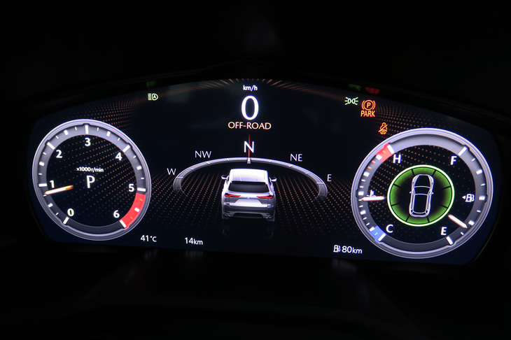 マツダCX-60 XDエクスクルーシブモード（「オフロード」モード表示）