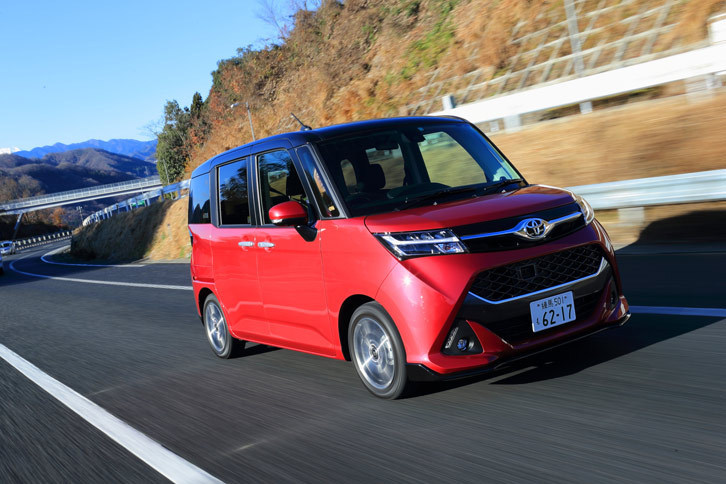 トヨタの販売網の中でも、トヨペット店とネッツ店で取り扱われる「タンク」。姉妹モデルの「ルーミー」はトヨタ店とトヨタカローラ店で販売される。