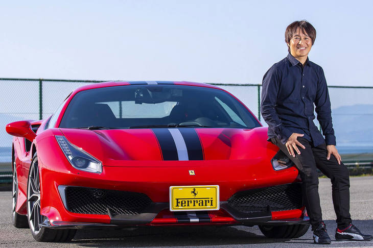 Bunbunさん（58）の「488ピスタ」。これまでのフェラーリ歴は、「328GTS」「F355」「458イタリア」「458スペチアーレ」「スクーデリア スパイダー16M」。スゲエ！