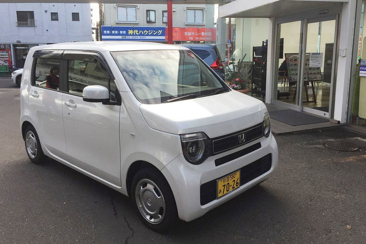 ホンダディーラーで試乗した「N-WGN L・Honda SENSING」。