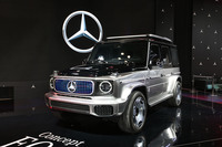 日本初公開された「コンセプトEQG」。こちらも市場投入が近いはずだ。