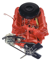 1960年代に用いられていた、ゼネラルモーターズの5リッターV6エンジン。