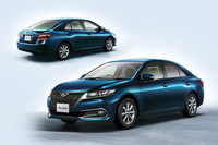 新色の「ブラッキッシュアゲハガラスフレーク」が用いられた「アリオンA15“G-plusパッケージ”」。