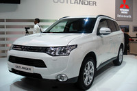 「三菱アウトランダー」も今回のジュネーブショーでお披露目された。