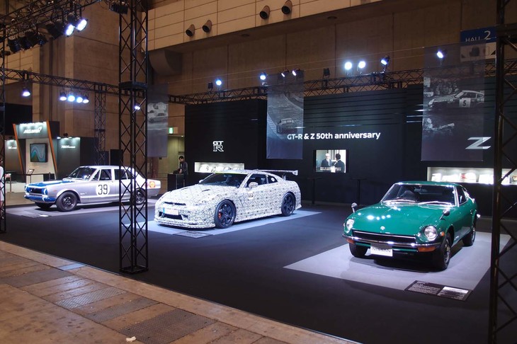 日産ブースの様子。