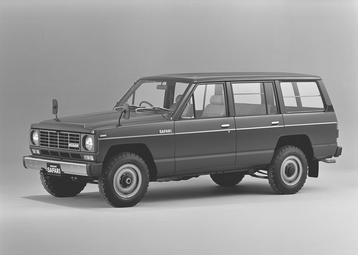 国内で1980年に発売された「サファリ」の初代モデル（写真は「サファリ バン」）。グローバル製品「パトロール」としては3代目にあたる。