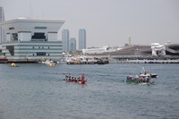 週末の横浜にて