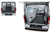 新型「ハイエース」「レジアスエース」のコンプリートカーとパーツをリリース