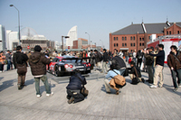 会場中でもっとも注目を集めていたのは、やはりGT500仕様の「R35GT-R」。