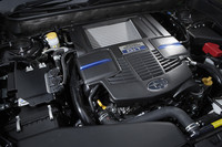 新開発の2リッターターボエンジン「FA20DIT」。シリーズ最強となる、300ps、40.8kgmを発生する。