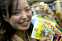 携帯ストラップもメモ帳もケロロ軍曹です！