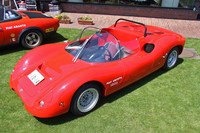 1967年「1300SP」。ミドシップの純レーシングスポーツである1000SPは有名だが、この1300SPは初めて存在を知った。1000SPとはボンネットの形状などが異なる。それはともかく、今はこんなレーシングカーでもナンバーを取得できるんだな。