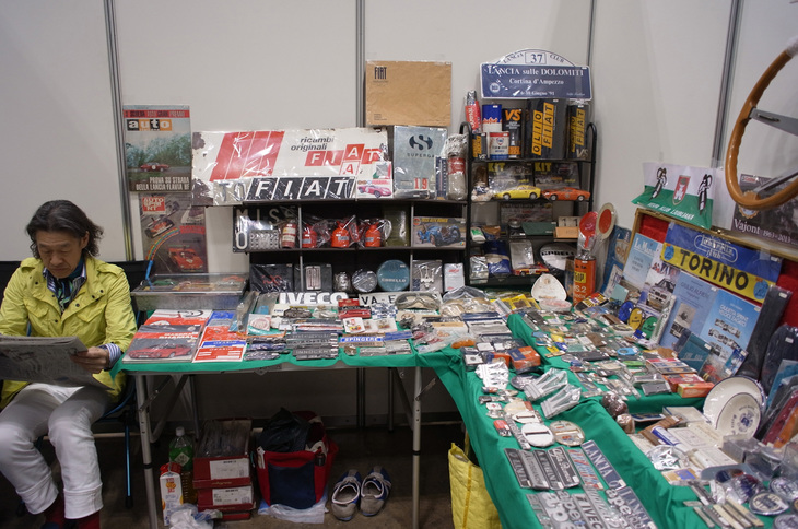 Savoia s.r.lのブース。