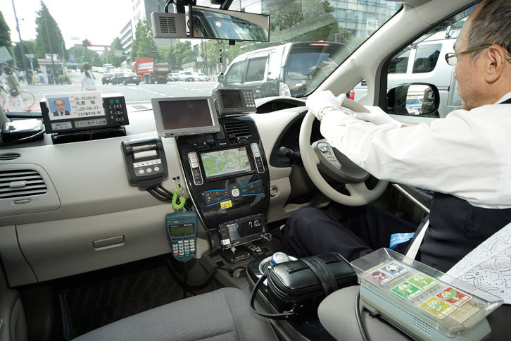 タクシー運転手だった当時の筆者。