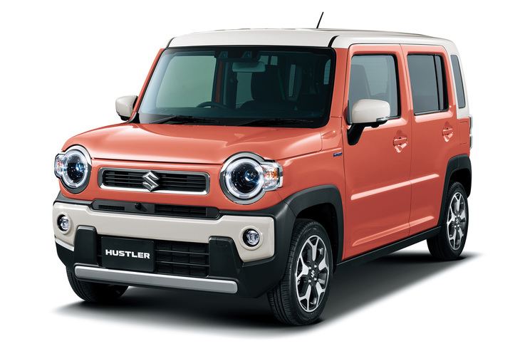 新規設定色の「コーラルオレンジメタリック ソフトベージュ2トーン」。