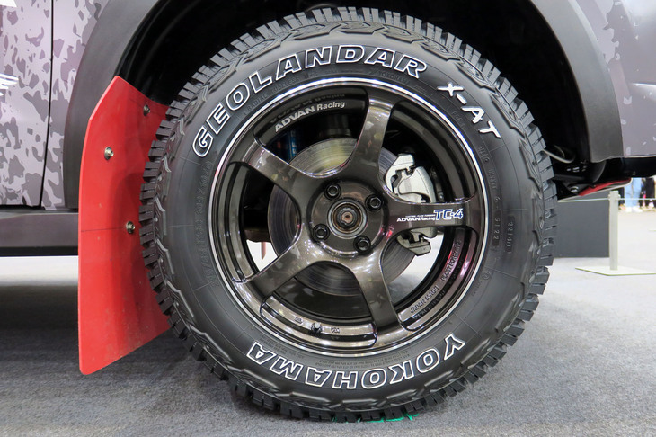 トヨタ・ライズ（「ヨコハマ・ジオランダーX-AT」装着車）