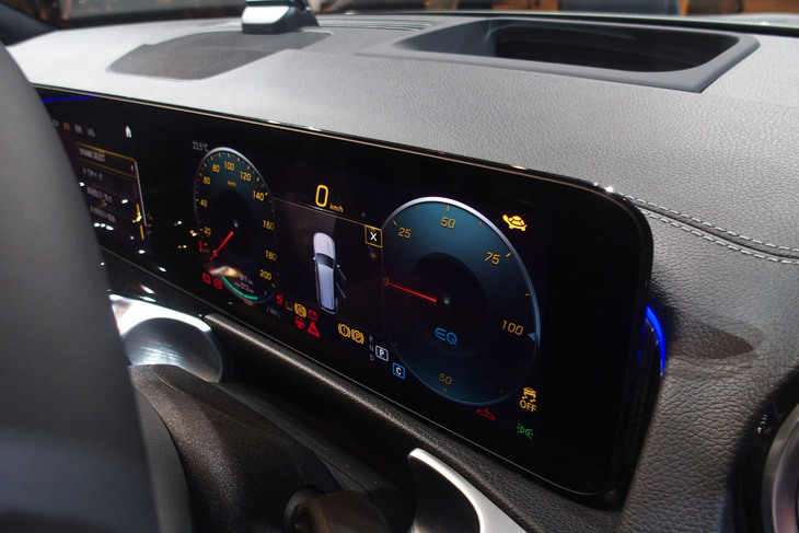 メルセデス・ベンツEQB350 4MATIC（メーターパネル）