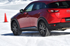 マツダCX-3 XDツーリング Lパッケージ（プロトタイプ）（4WD/6AT）【試乗記】 雪道にワクワクできる の画像17