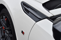 フェンダーガーニッシュも専用品。グレーメタリック塗装が施される。その下方には「GR」ロゴのエンブレムも添えられる。