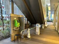 今もひっそりと生息しているテレホンカード対応公衆電話。二子玉川で。