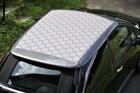 ソフトトップの色は、「ブラック」と「ブルー アンフィニ」、それに「DSモノグラム」と呼ばれる模様入りのベージュの3種類。生地はアクリル、ゴム、ポリエステルの3層構造にアクリル織りの裏地を加えたもので、高い質感と十分な耐久性を備えている。
    