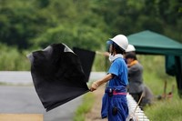 痛恨のミスコース！　MAXまで上がったテンションは黒旗を見ることで、どん底まで下がる。