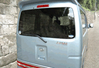 写真をクリックするとシートが倒れるさまが見られます。