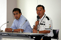 中嶋悟氏（右）は来年度の参加台数増加を見込んでいるが……。