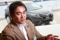 F1での活躍に憧れてホンダに入社したという田上さん。