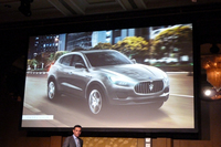 「ギブリ」に続き、2015年の市場投入が計画されているSUVの「レヴァンテ」。