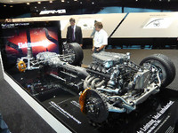 「SLS AMG」のパワートレイン。