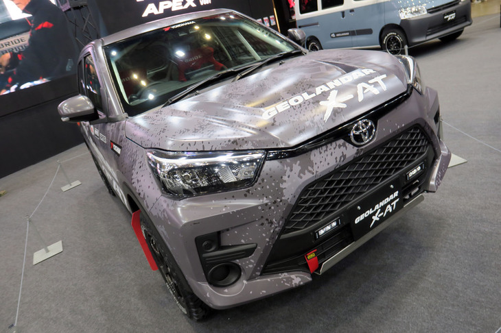 トヨタ・ライズ（「ヨコハマ・ジオランダーX-AT」装着車）