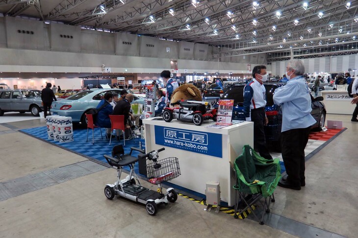原工房の展示ブースの様子。