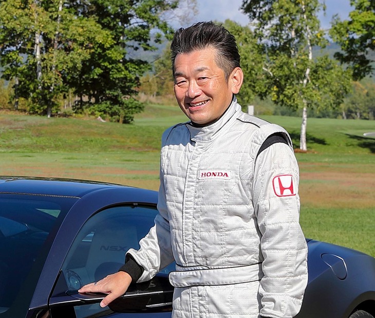 「タイプS」を開発するにあたり600PSオーバーのパワーにはこだわったと語る水上 聡LPL。ノーマル「NSX」のシステム最高出力581PSに対して、タイプSのそれは29PS増しとなる。