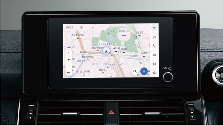 全グレードで標準装備の8インチディスプレイオーディオ。