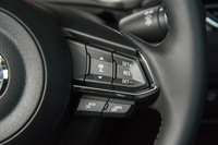 細かいところでは、アダプティブクルーズコントロールの操作スイッチの表示を変更。また、モード切り替え時にビープ音が鳴るようになった。