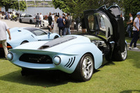 「デ・トマゾP72」は、「デ・トマゾP70」（1965年）のイメージを継承する。