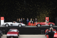 コンクールデレガンスでは、ワンオフの「テスタロッサ スパイダー」（左）と「340MMスパイダー ビニャーレ」（右）がベスト・オブ・ショーに輝いた。