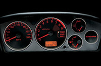 
	速度計のスケールが、270km/hまで刻まれているのがおわかりいただけるだろうか。スピードリミッターは、従来通り180km/hで作動する
	 