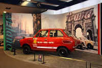 イタリアには2台の「フロンテ360SS」が持ち込まれ、赤はモス、黄色はマン島TTで優勝した唯一の日本人であるスズキのワークスライダー、伊藤光夫がドライブした。