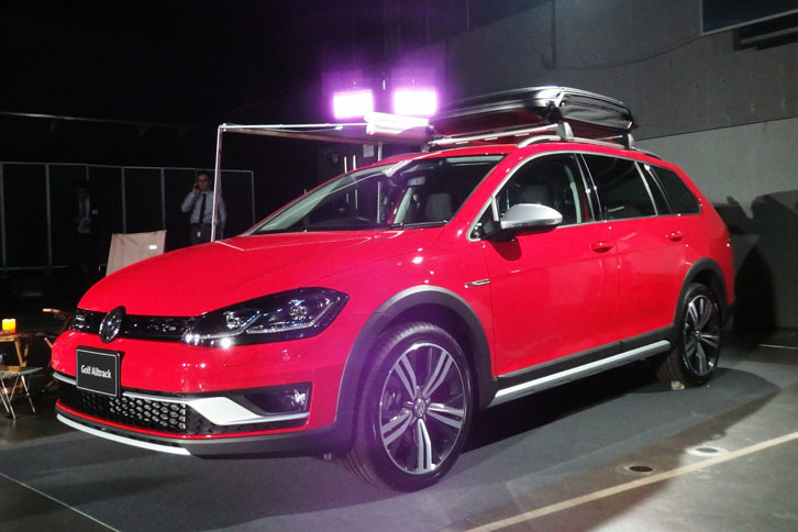 「ゴルフ オールトラックTSI 4MOTION」（アクセサリー装着車両）