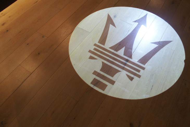 「マセラティ・ギブリ オペラネラ」発表会場の様子。