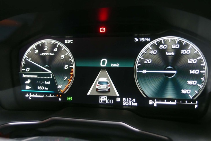 スバル・レガシィ アウトバック リミテッドEX（メーターパネル）