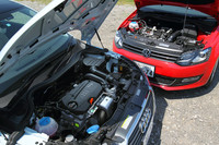 搭載されるエンジンは、「A1」が1.4リッター直噴ターボ（122ps、20.4kgm）、「ポロ」は1.2リッター直噴ターボ（105ps、17.8kgm）。
    