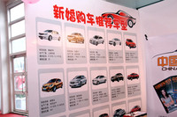 現地で新婚さんにおすすめのクルマたち（？）。ドイツ車や日本車の姿がちらほら。